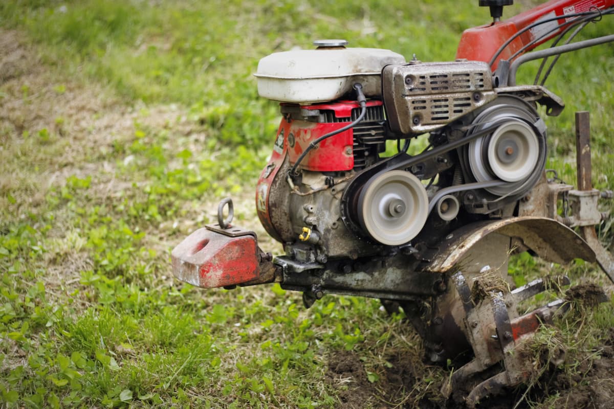 Heavy Machinery in Field